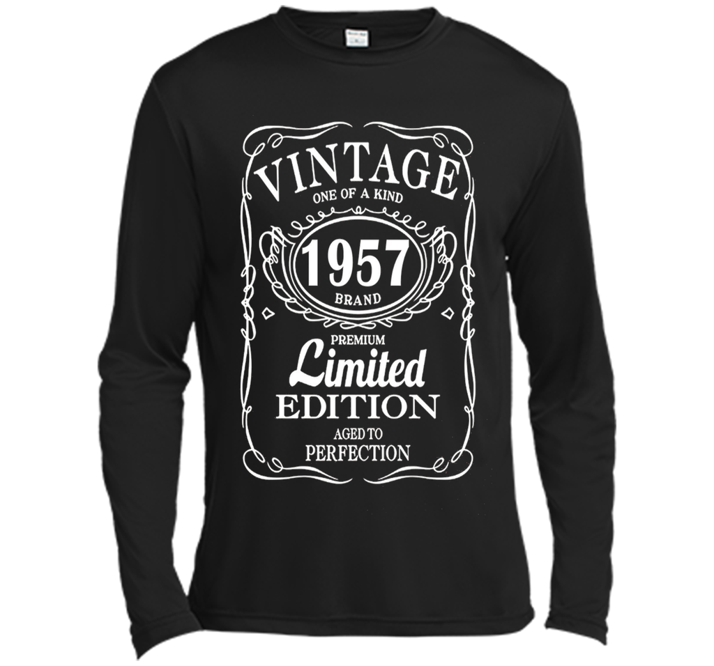 Vintage Born in 1957 60 Years Old Birthday Tshirt