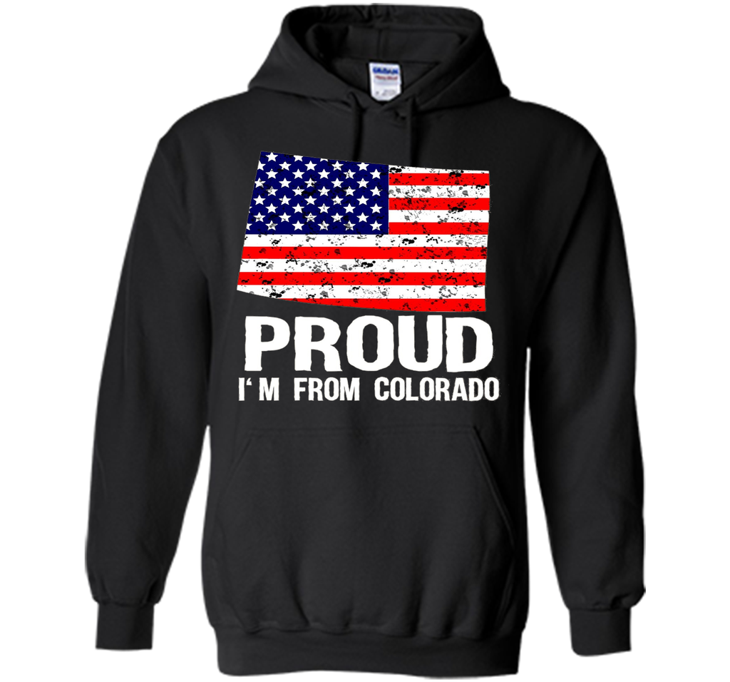 Proud of Colorado  -US flag Independence day Tshirt