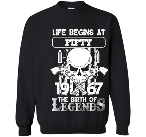 50th Birthday Gifts 1967 The Birth Of Legends T-Shirt