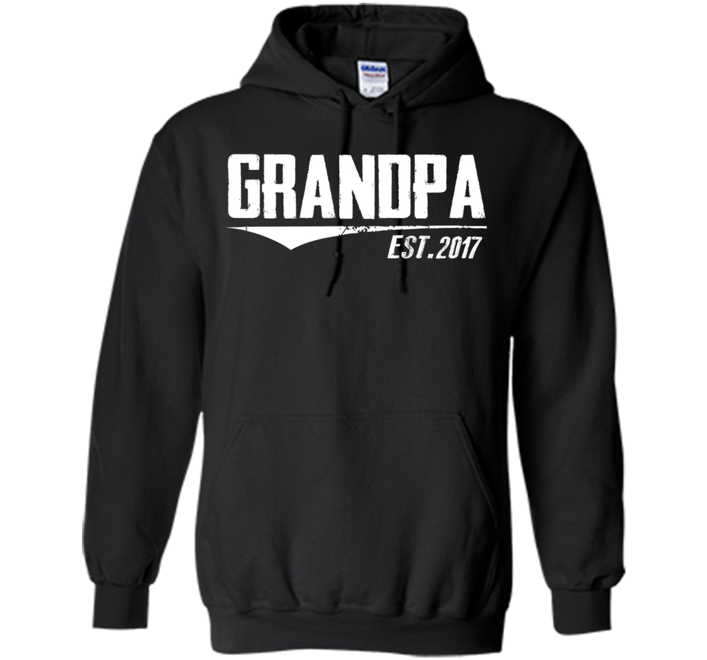 Men's Grandpa Est 2017 Shirt New Grandpa Gifts first father's Day