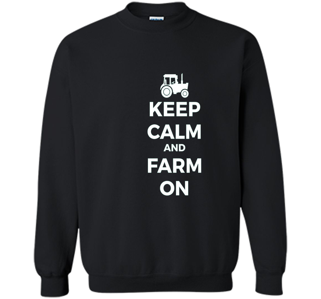 Farming Simulator - keep calm and farm on T-shirt (white)