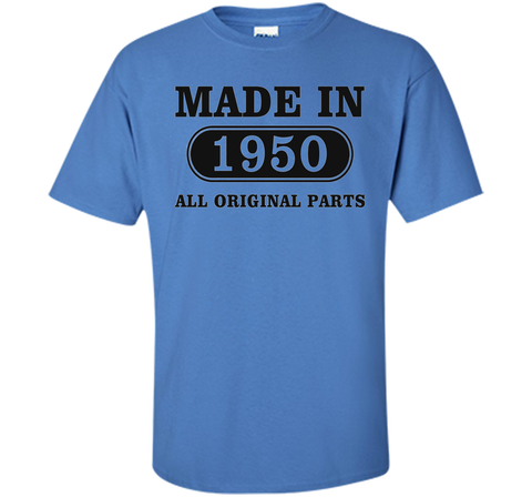 66th Birthday Gift, Made in 1950 All Original Parts, T-Shirt