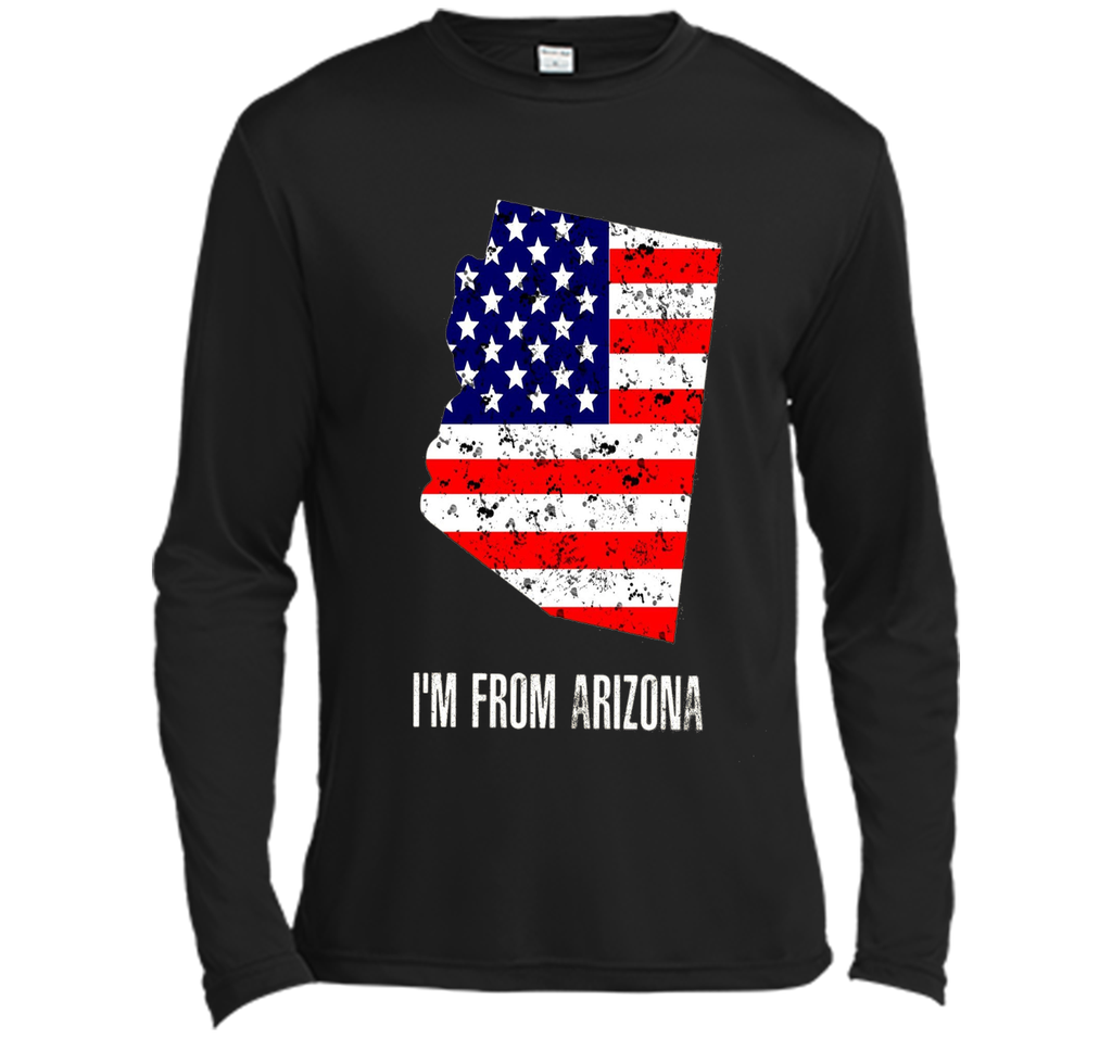 Proud of Arizona USA flag Independence day TShirt