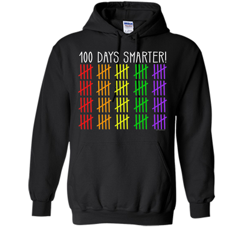 100 Days Smarter Counting Hash Marks Days of School T-Shirt