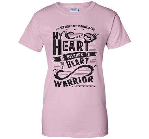 CHD Shirts - My Heart Belongs To A Heart Warrior T-Shirt