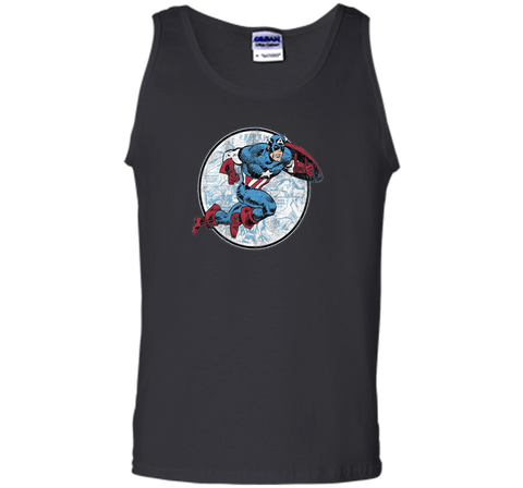 Captain America Battle Graphic T-Shirt