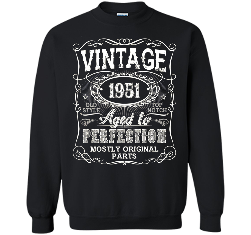 Vintage 1951 Aged To Perfection Tshirt 65th Birthday Gifts