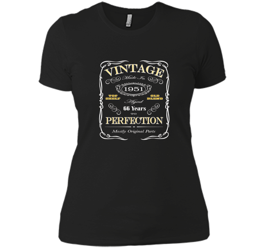 66th Birthday Gift T-Shirt - Born In 1951 Vintage Style