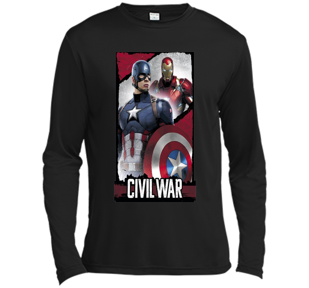 Captain America Civil War Line Graphic T-Shirt
