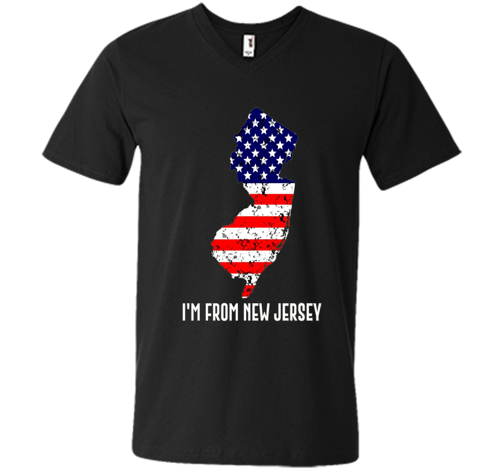 Proud of New Jersey USA flag Independence day Tee
