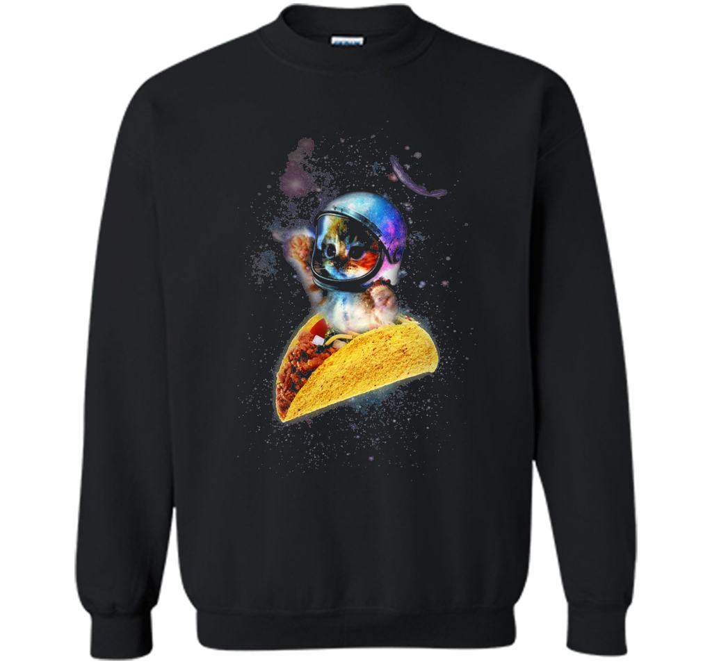 Official Crazy Space Taco Cat Funny T-Shirt