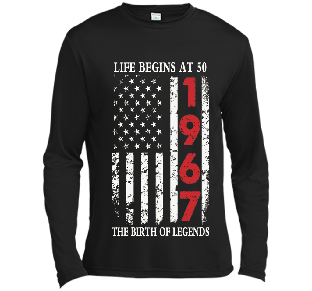 1967 The Birth Of Legends American Flag T-Shirt, 50th Gift cool shirt