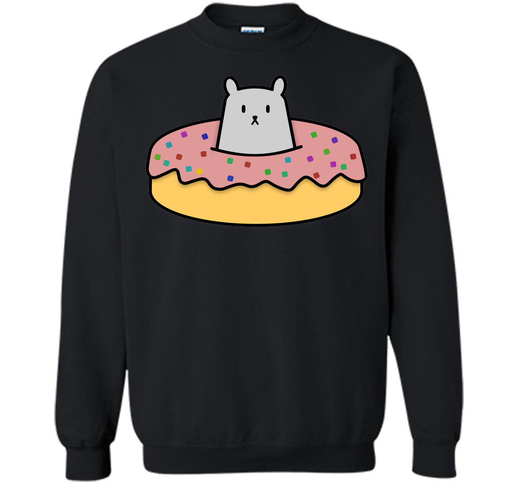 Donut T-Shirt With A Cute Creature T-Shirt