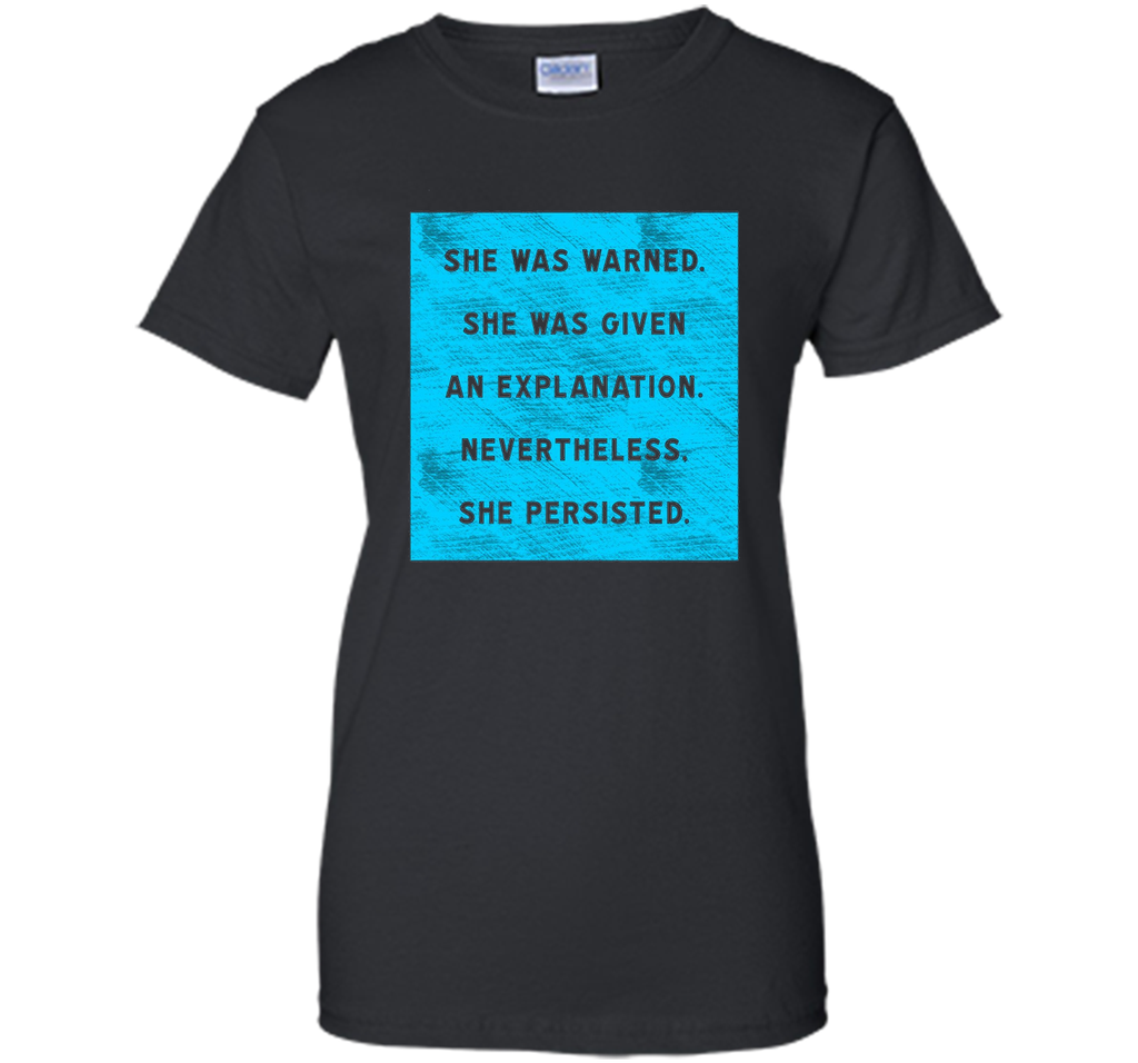 She persisted.