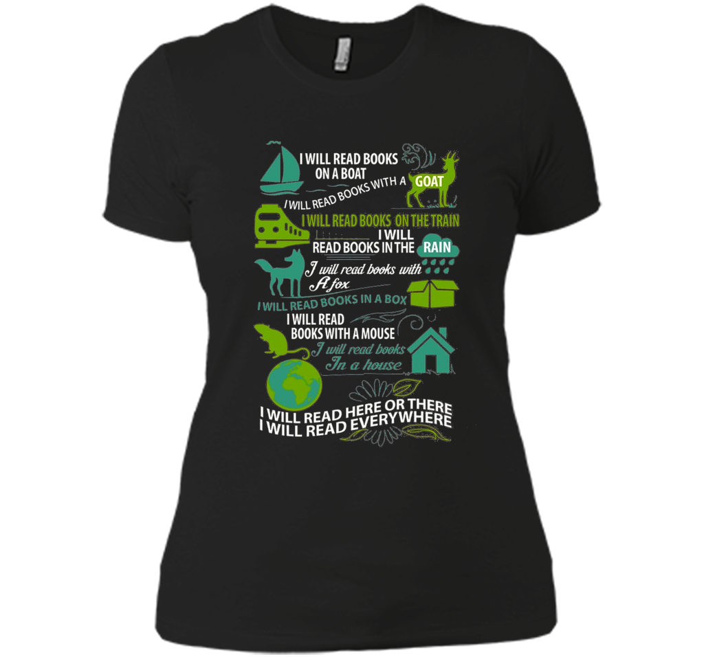 Read Books Shirt - I Will Read Books On A Boat, I Will ...