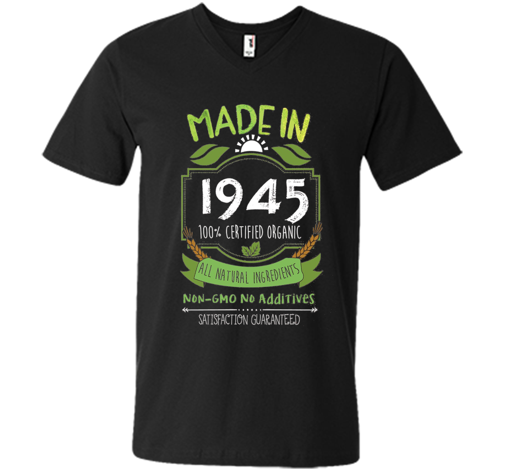 Made In 1945 Organic 71st Birthday 71 Years Old Gift T-Shirt
