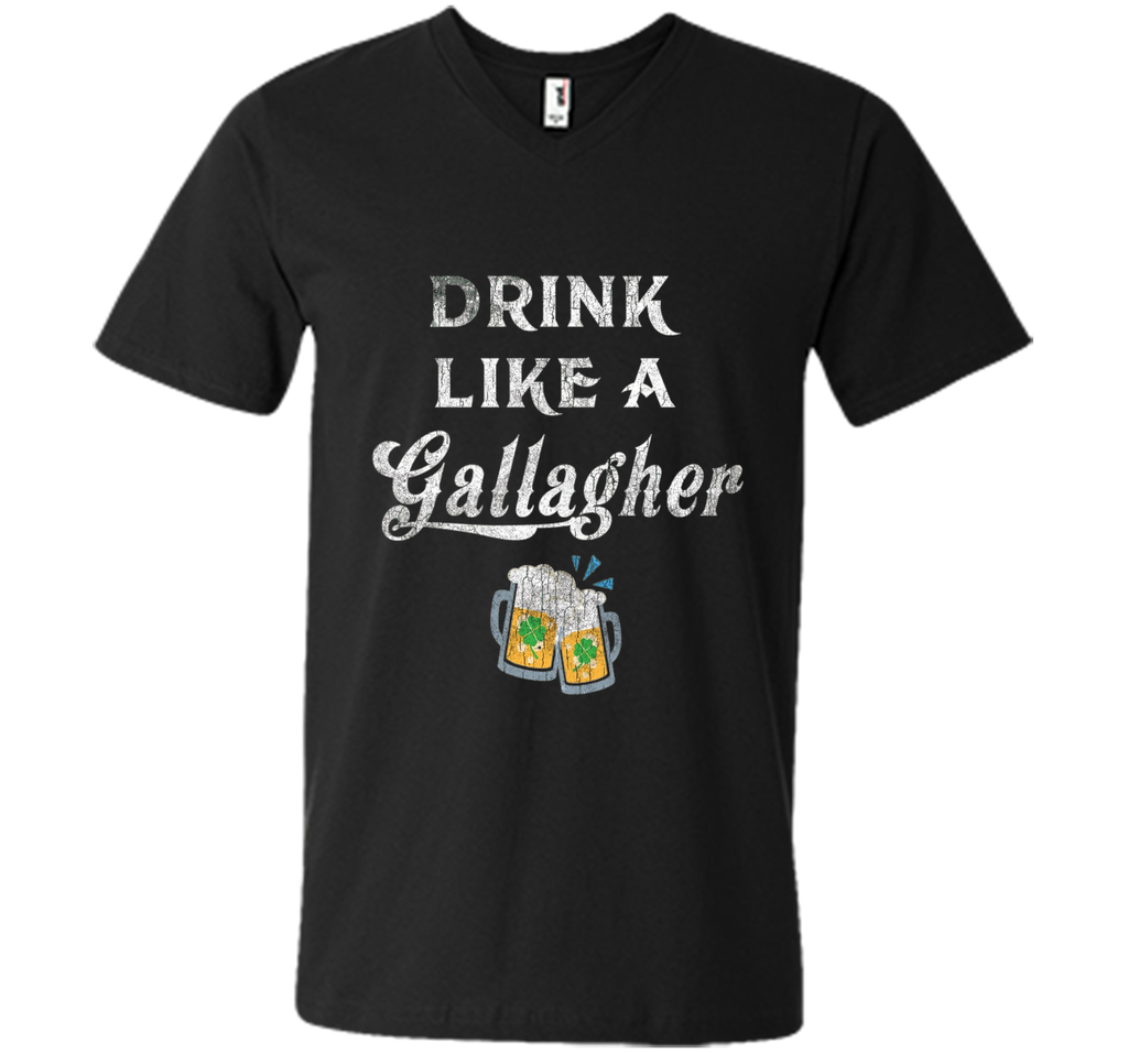 Drink Like a Gallagher St. Patty's Day Funny Ireland Tee IRL