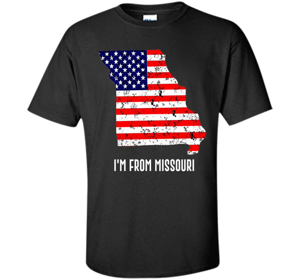 Proud of Missouri-US flag Independence day Tshirt