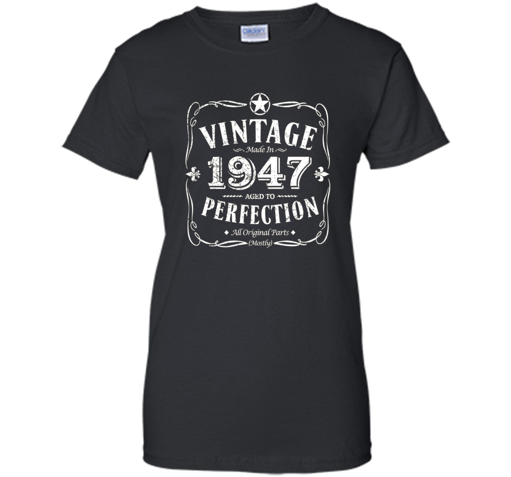 Vintage Made In 1947 Birthday Gift Idea T Shirt