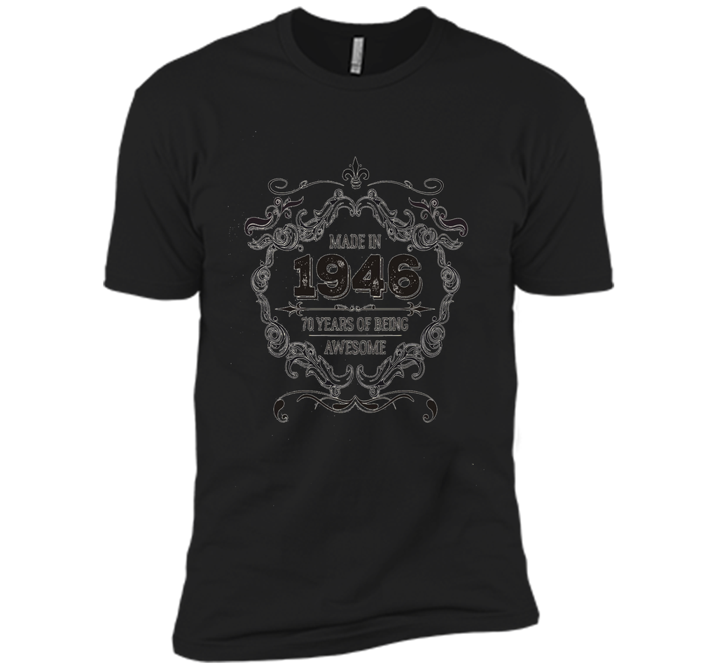 70th Birthday 70 Years of Being Awesome Made in 1946 T Shirt