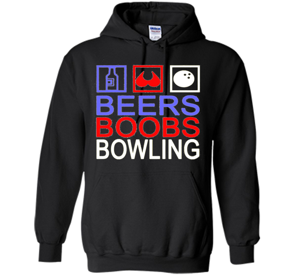 Funny Bowling Shirt - Beers Boobs Bowling Shirt