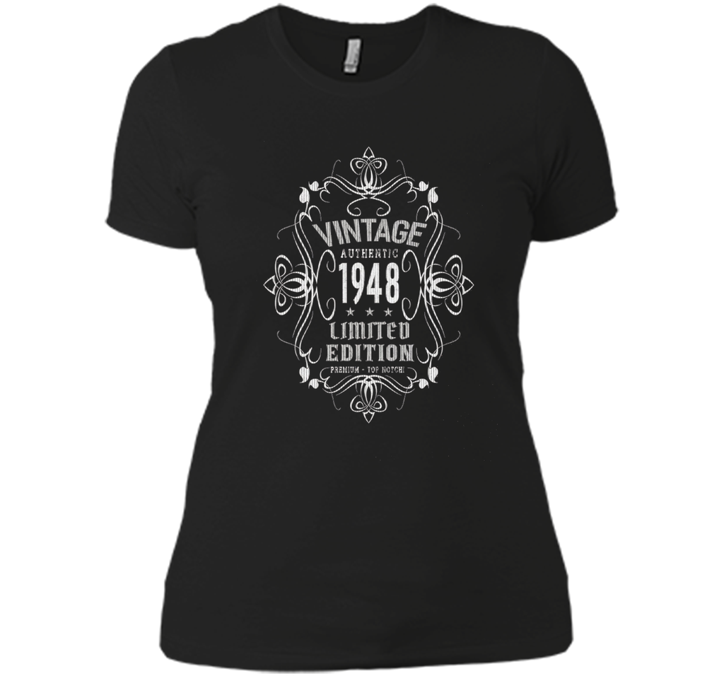 Vintage Premium 1948 Distressed Birthday Gift Women T-shirt
