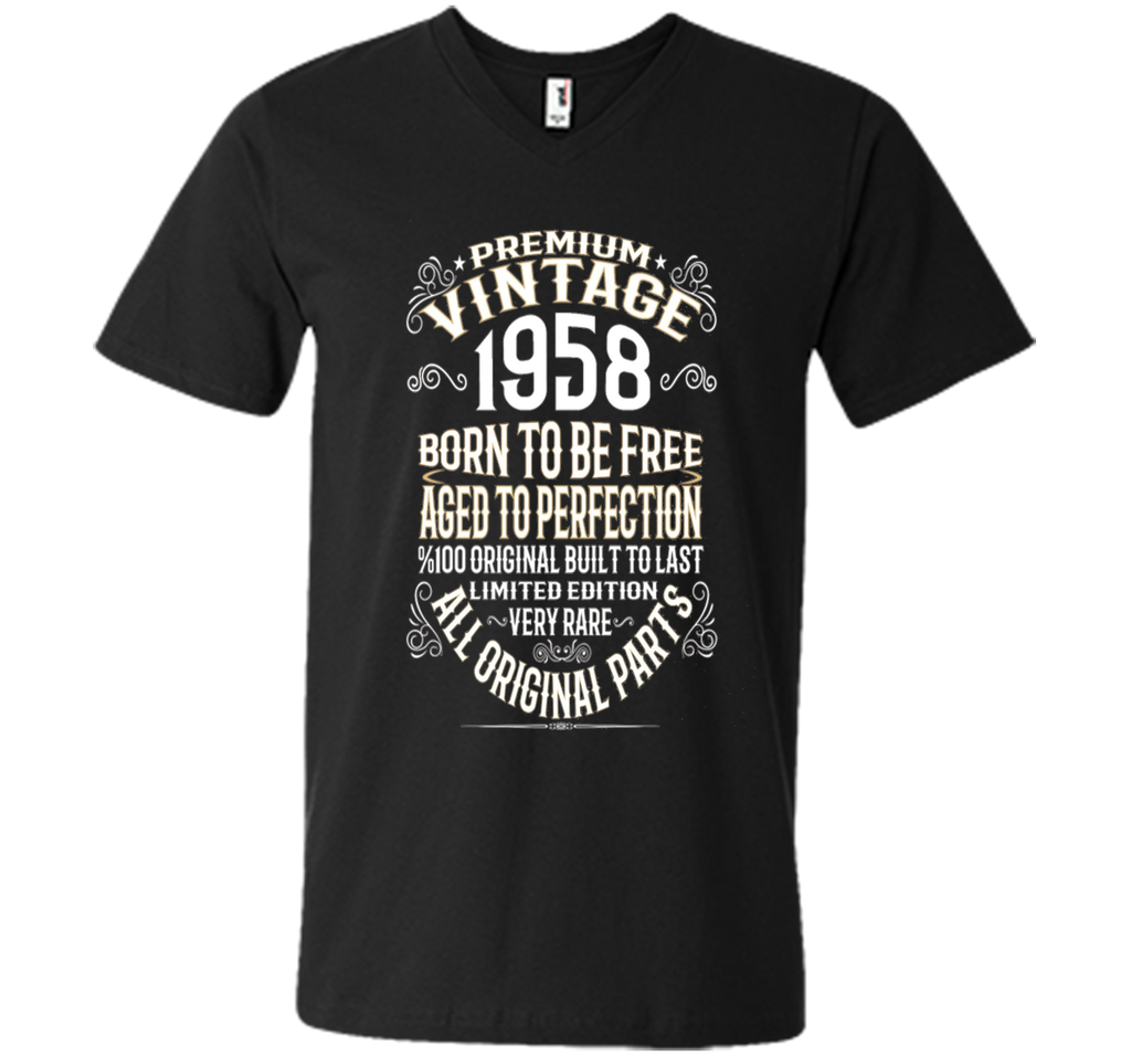 Premium Vintage 1958 Aged To Perfection 100% Genui T-Shirt