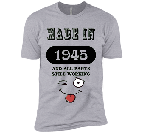 71th Birthday Gift Made in 1945 Funny Ladies Gentlemans T-Sh