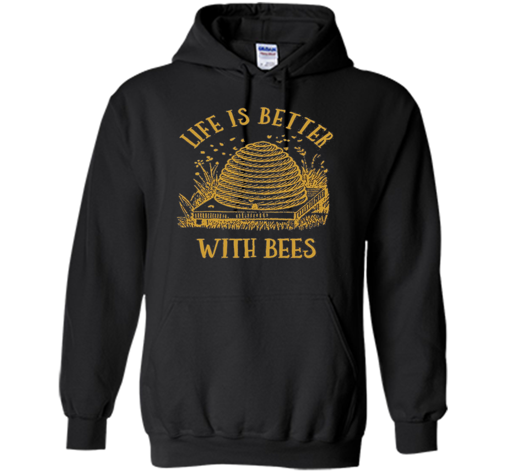 Vintage Beehive Life Is Better With Bees T-Shirt