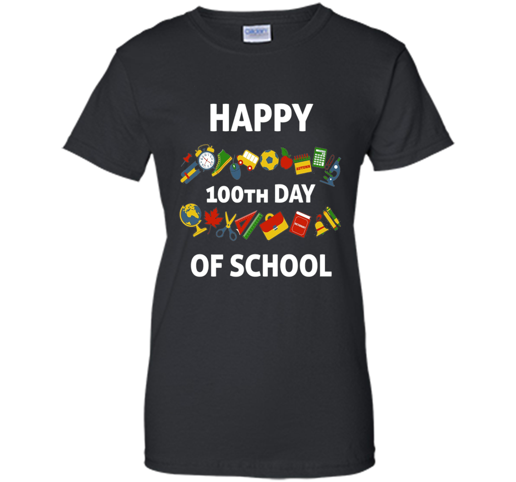 100th Day of School T-Shirt Happy 100th Day of School Tee