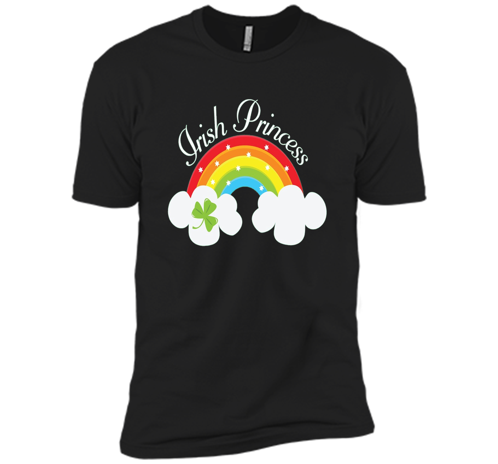 Irish Princess St Patricks Day Rainbow Shamrock T-shirt