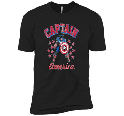 Classic Captain America Stars Graphic T-Shirt