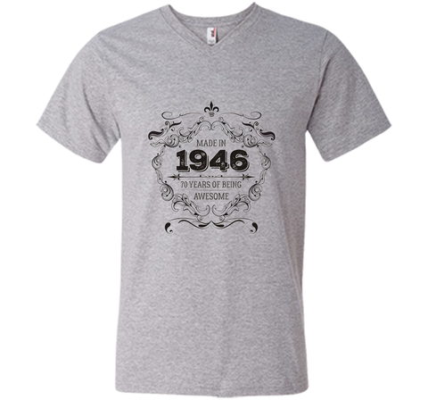 70th Birthday 70 Years of Being Awesome Made in 1946 T Shirt