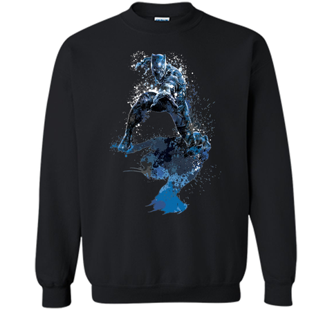 Black Panther Paint Splatter Graphic T-Shirt