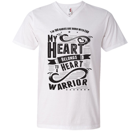 CHD Shirts - My Heart Belongs To A Heart Warrior T-Shirt