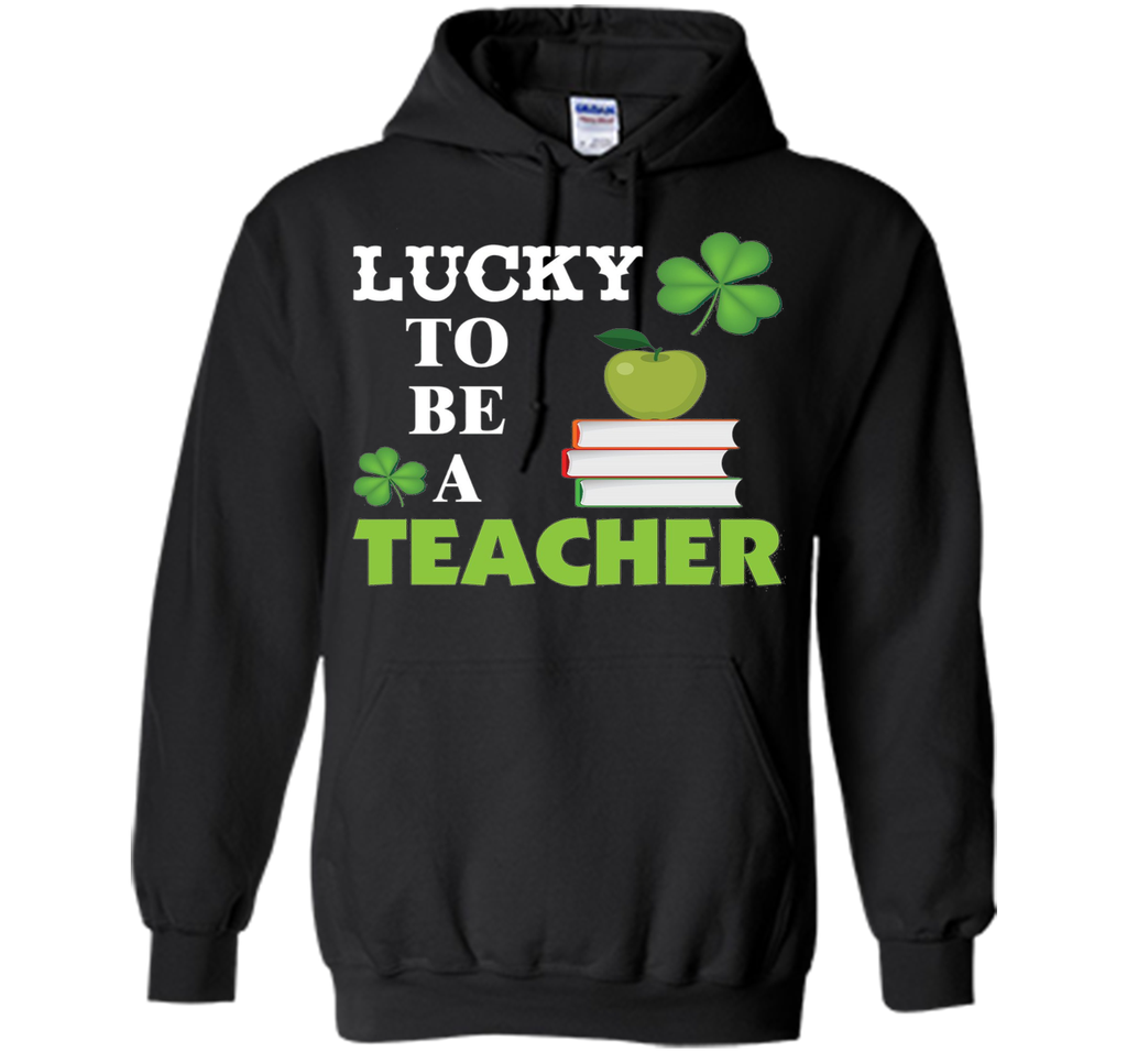 Lucky to be a Teacher St Patricks Day T-Shirt Shamrocks