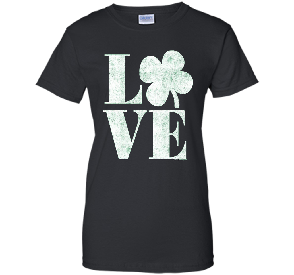 Cute Vintage Love Shamrock St. Patrick's Day Shirt