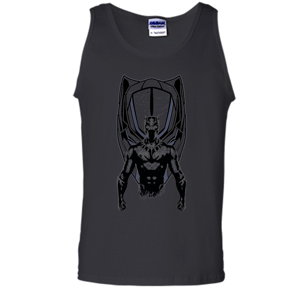 Marvel Black Panther Mask Black Graphic T-Shirt