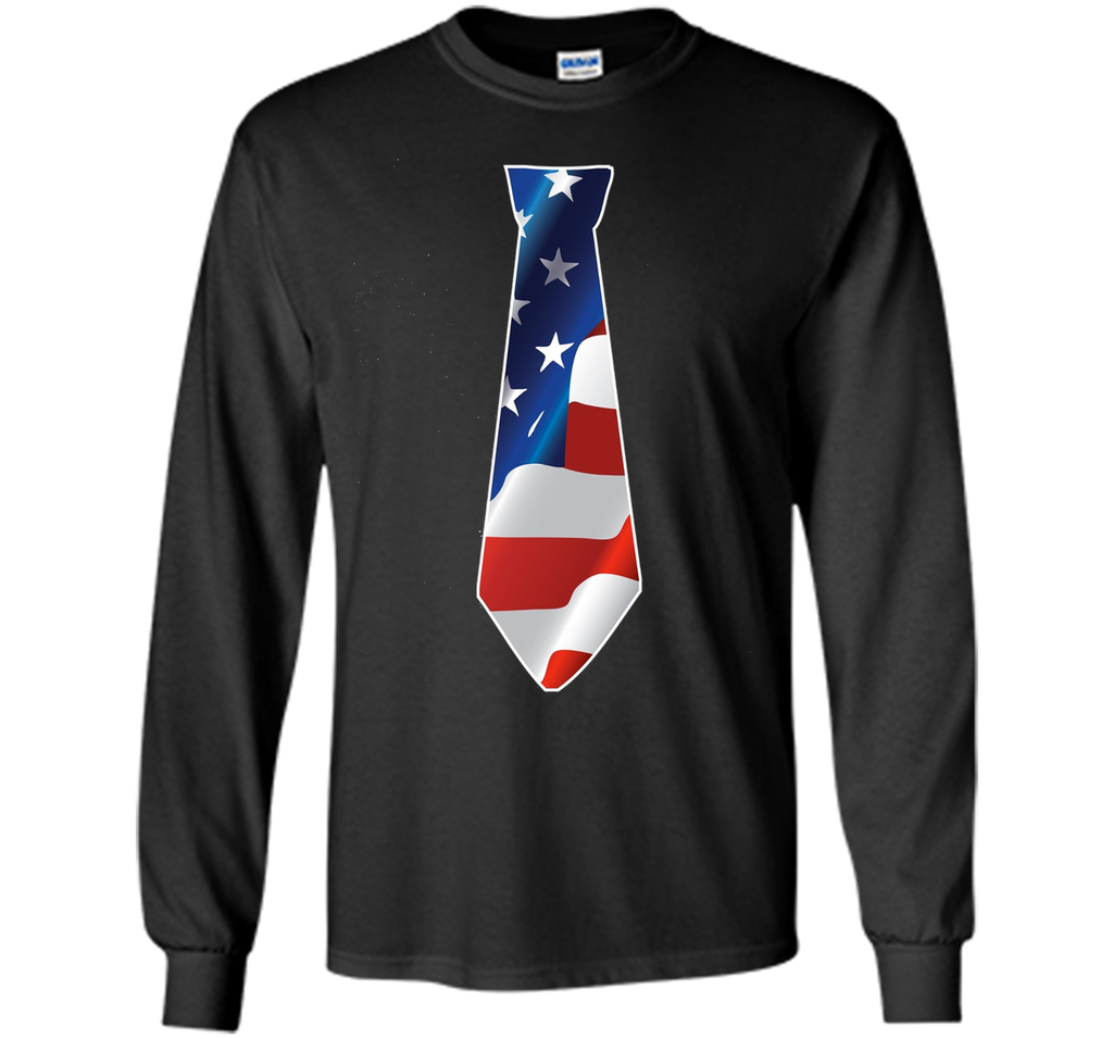 Fourth Of July Tie TShirt US Flag Independence Day Patriot