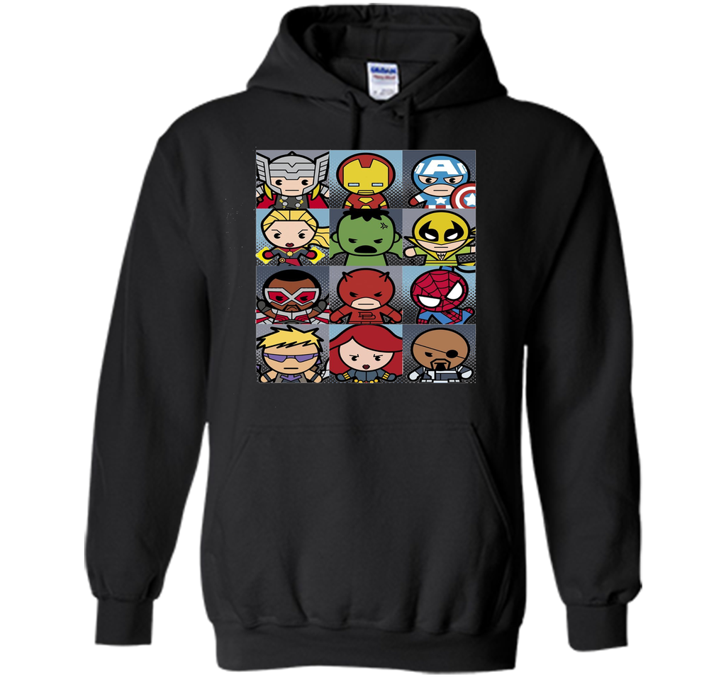 Kawaii Heroes Graphic T-Shirt