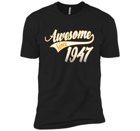 Awesome Since 1947, 69th Birthday Gift T Shirt