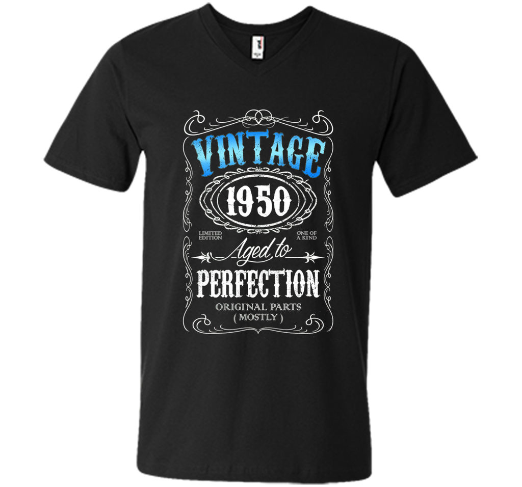 Vintage 1950 aged to perfection 66th birthday gift t shirt