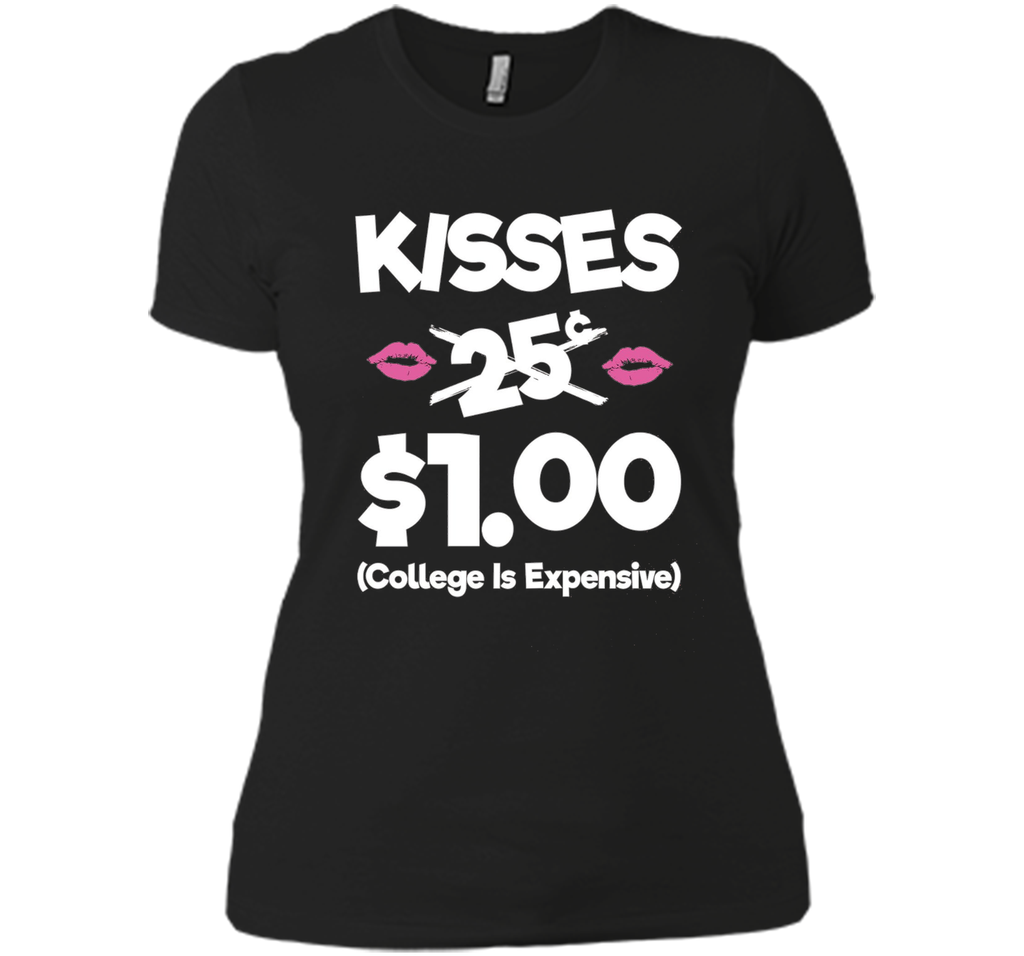 Kisses 25 Cents - Funny Boys & Girls Valentines Day TShirt
