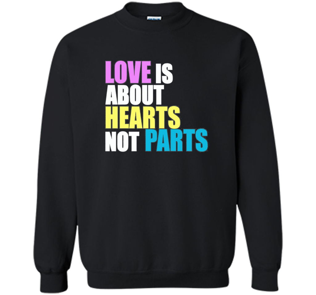 Love is about Hearts Not Parts, LGBT Pride Equality T-Shirt