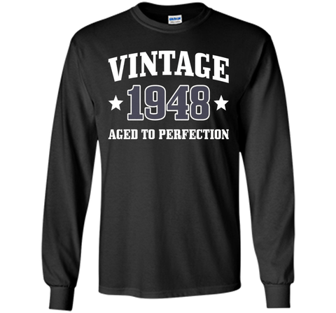 68th Birthday Gift - Vintage 1948 - Aged To Perfection Shirt