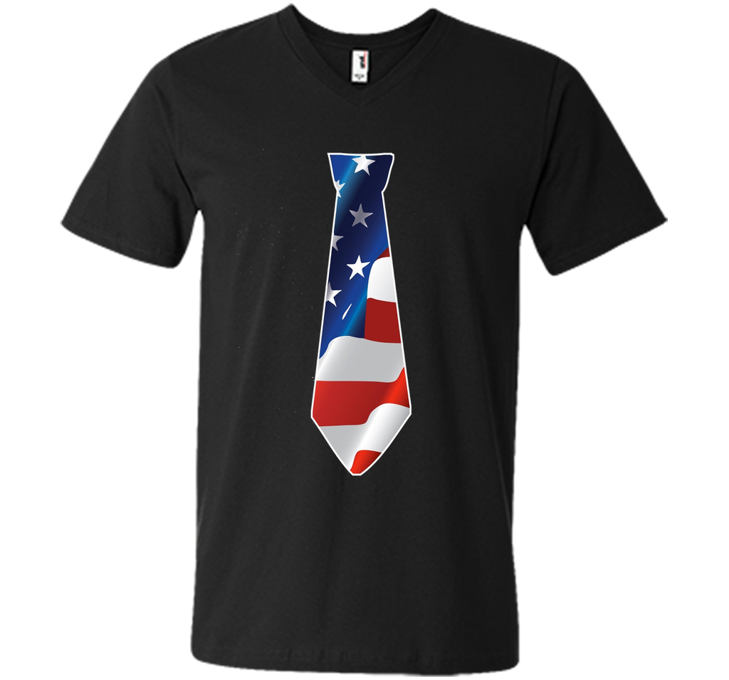 Fourth Of July Tie TShirt US Flag Independence Day Patriot