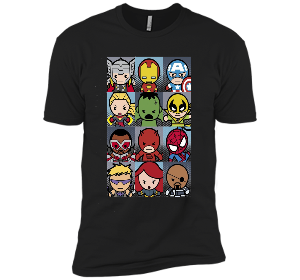 Kawaii Heroes Graphic T-Shirt