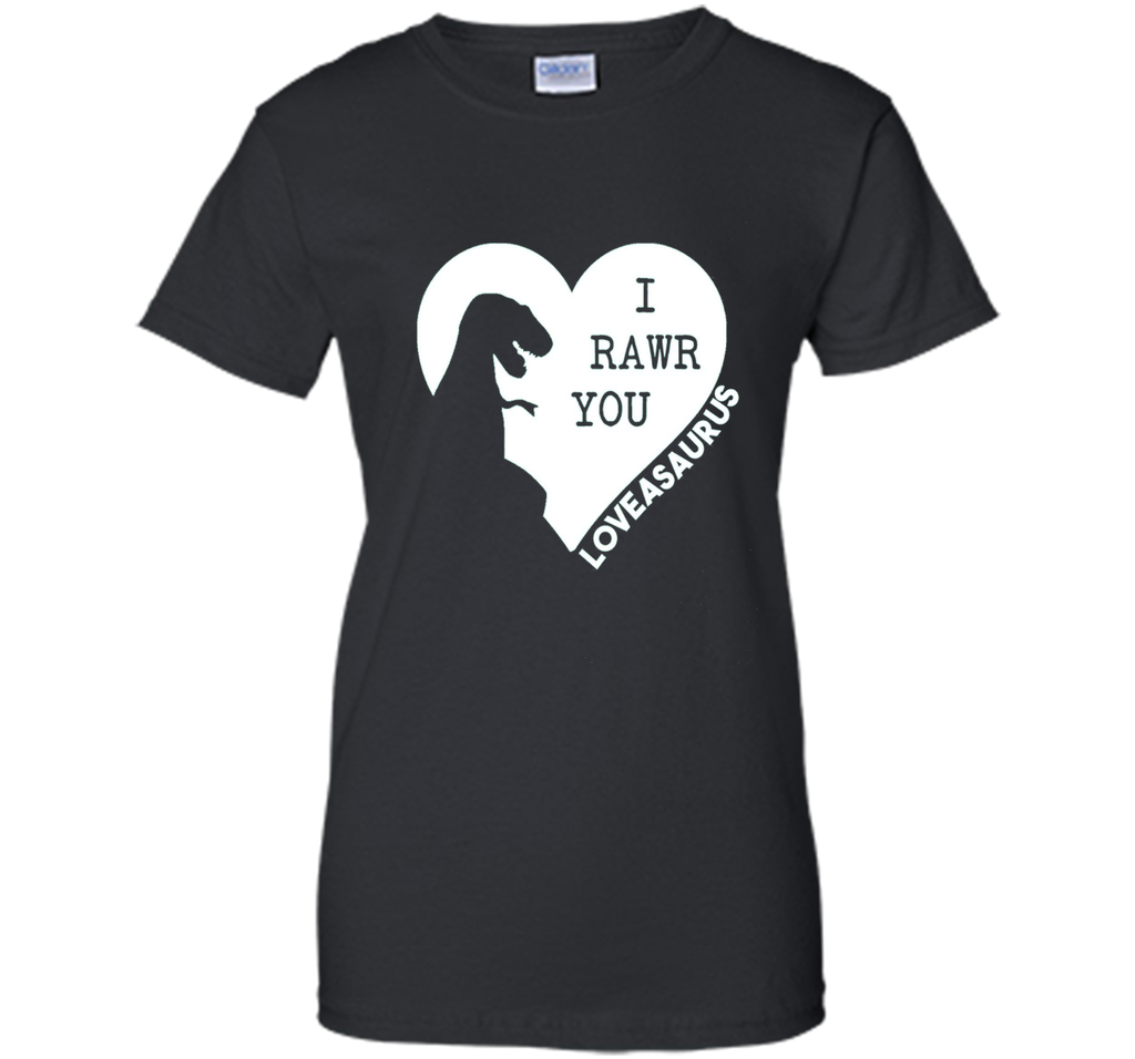 Dinosaur Valentine's Day T-Shirt Dino Valentines Boys Girls