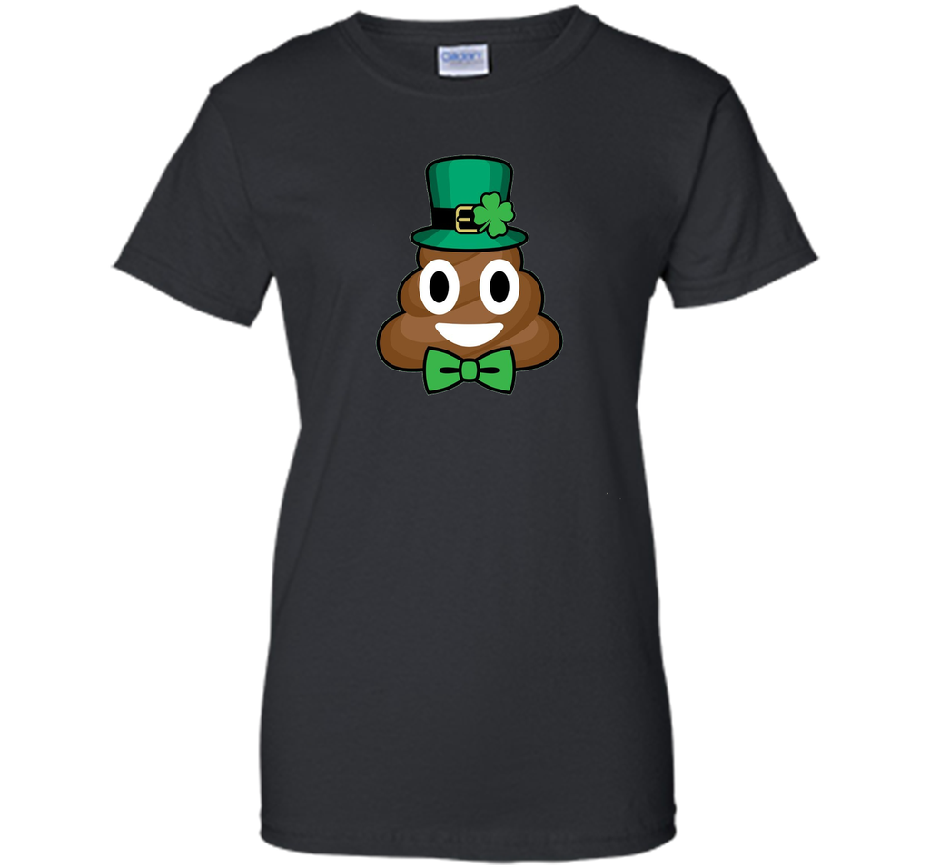 Leprechaun Costume Poop Emoji Funny St Patricks Day T-Shirt