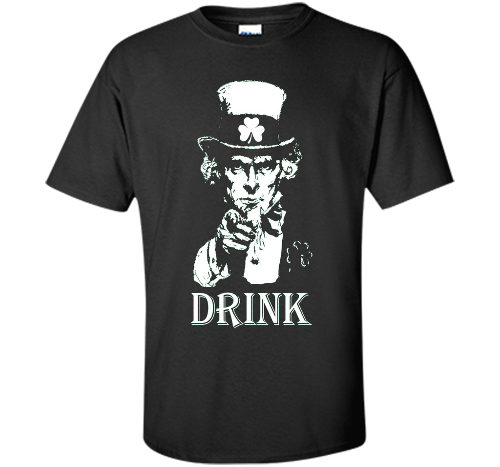 Irish Leprechaun Uncle Sam St Patricks Day Funny T-Shirt